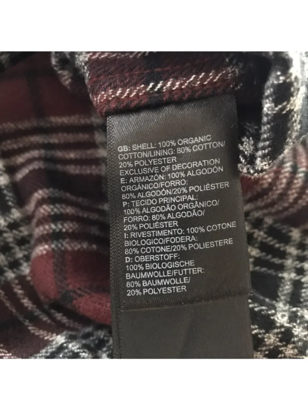 The North Face Flannel Shirt Men Small Plaid Black Burgundy Outdoor Grunge Skate